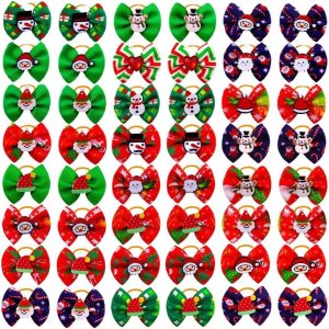 20 unids10 pares de lazos para el pelo de perro Yorkie de Navidad con bandas de goma, accesorios para el cabello, lazo para aseo de mascotas, lindo 20 unids10 pares de lazos para el pelo de perro Yorkie de Navidad con bandas de goma, accesorios para el cabello, lazo para aseo de mascotas, lindo