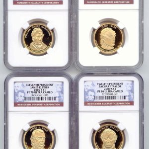 2009 S Proof Presidential Set Dollar PF-70 NGC Ultra Cameo 2009 S Proof Presidential Set Dollar PF-70 NGC Ultra Cameo