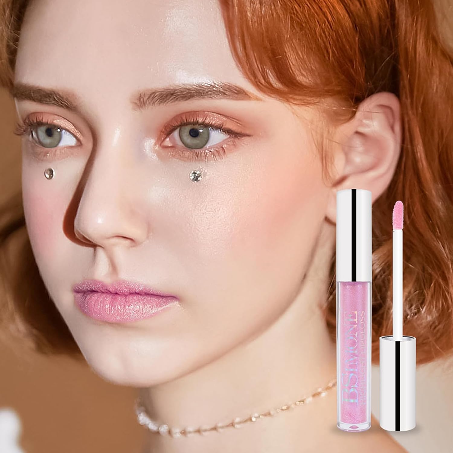 Juego de lápices labiales líquidos con purpurina, 6 colores, brillo de neón con diamantes metálicos, impermeable, kit de maquillaje de larga