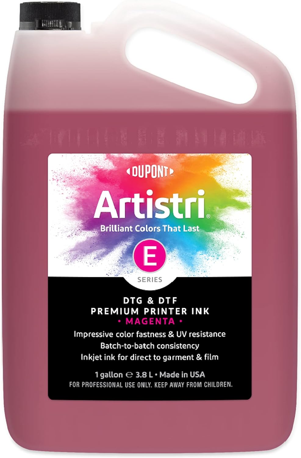 Artistri – Tinta DTG y DTF Serie E – Magenta – 1 galón