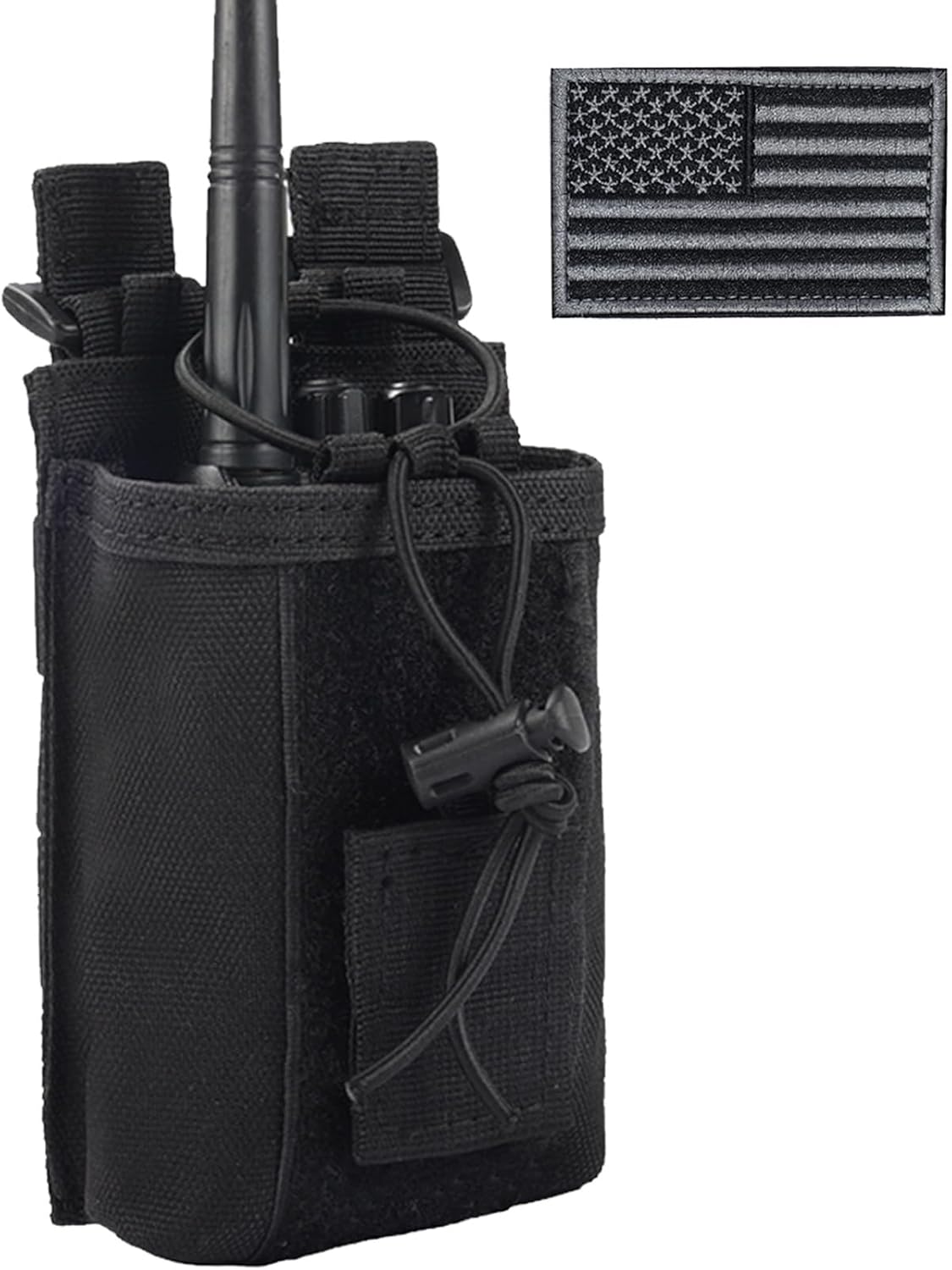 Bolsa de radio  1000D Tactical Molle ajustable de dos vías radios soporte bolsa para walkie talkies