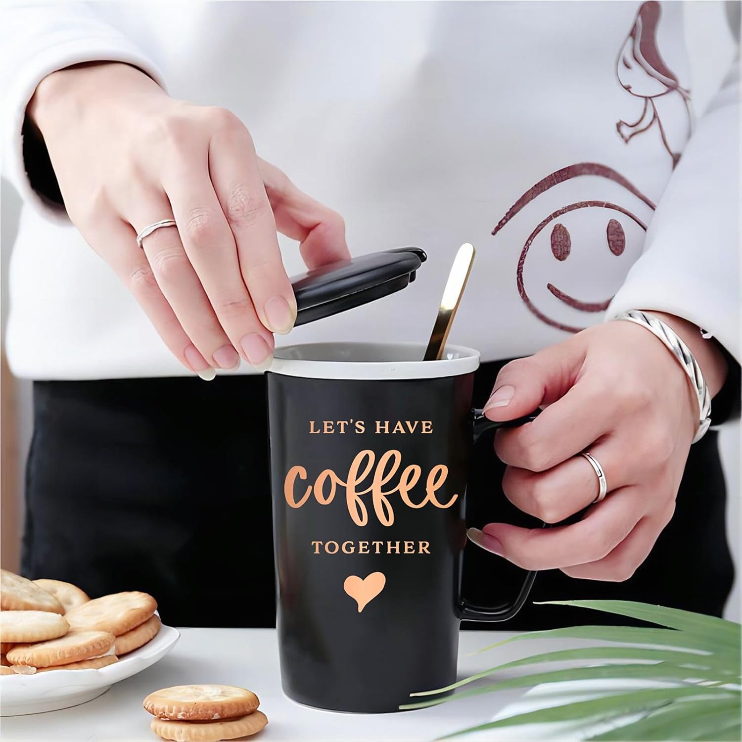 Juego de tazas de regalo de boda para recién casados Mr and Mrs  Let’s Have Coffee Together for the Rest of Our Lives  Regalos de despedida de
