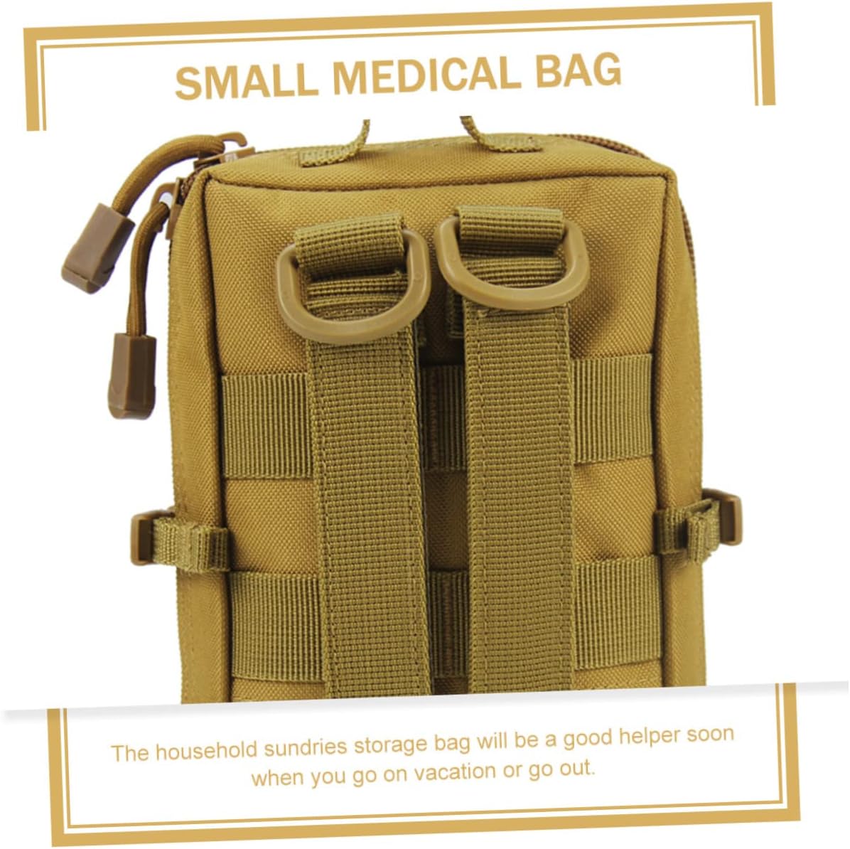 Healeved 2 uds. Bolsa de primeros auxilios para senderismo, bolsa de suministros de emergencia, bolsa de pecho para mujer, bolsa cruzada para