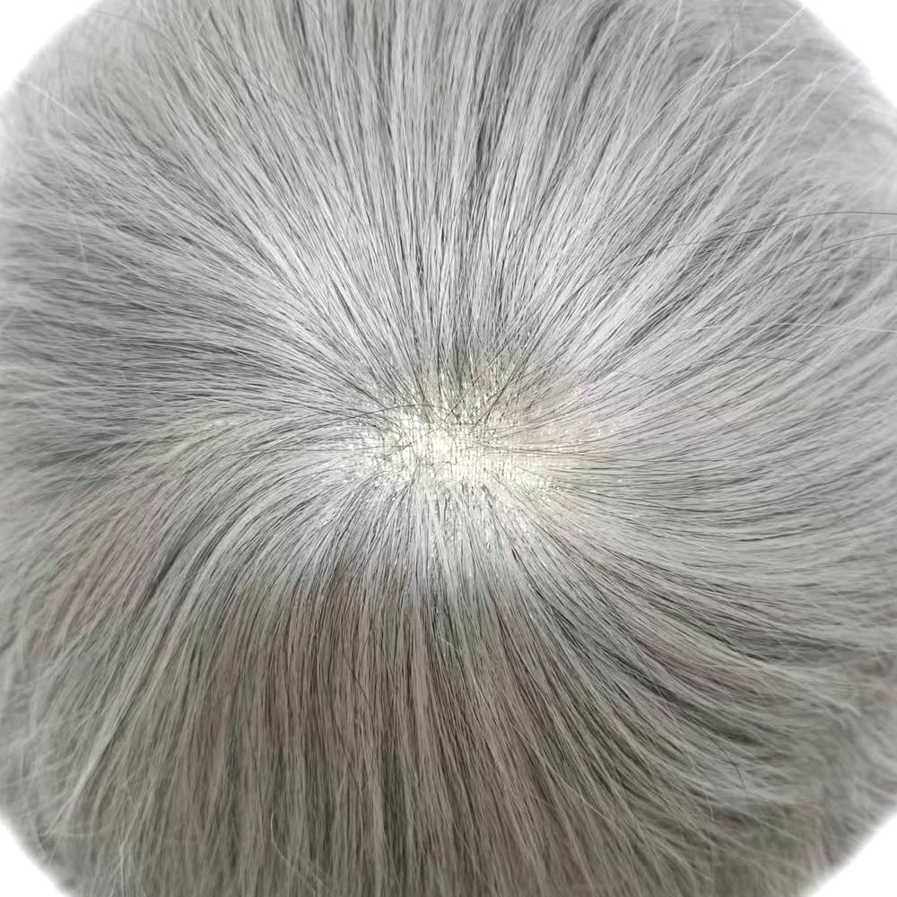 Toupee para hombres, pieza de cabello humano real, sistema de reemplazo de piel ultra fina para hombre, extensiones de prótesis de pelo para