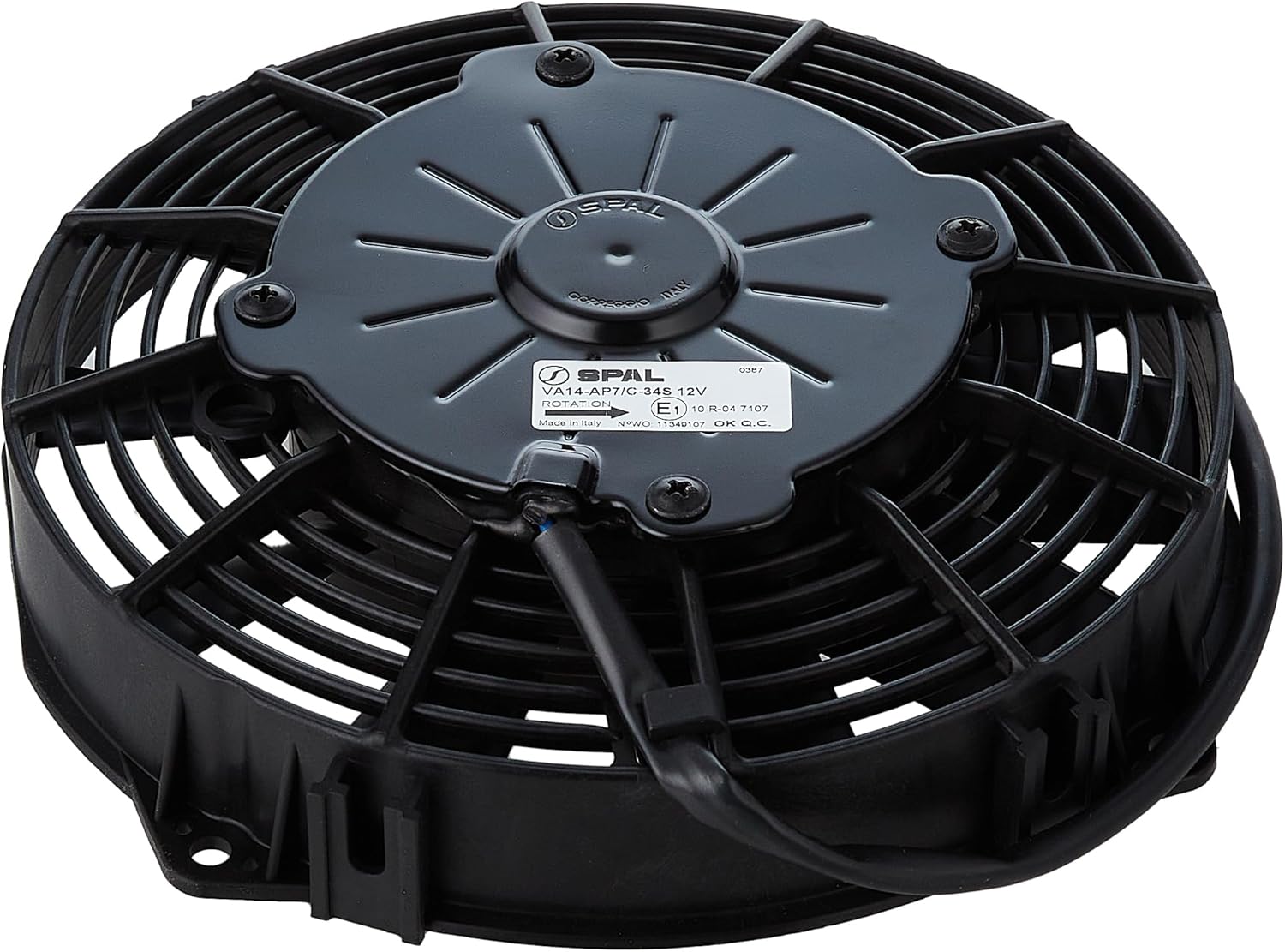 Spal 30100393 Ventilador de perfil bajo de hoja recta de 7.5″