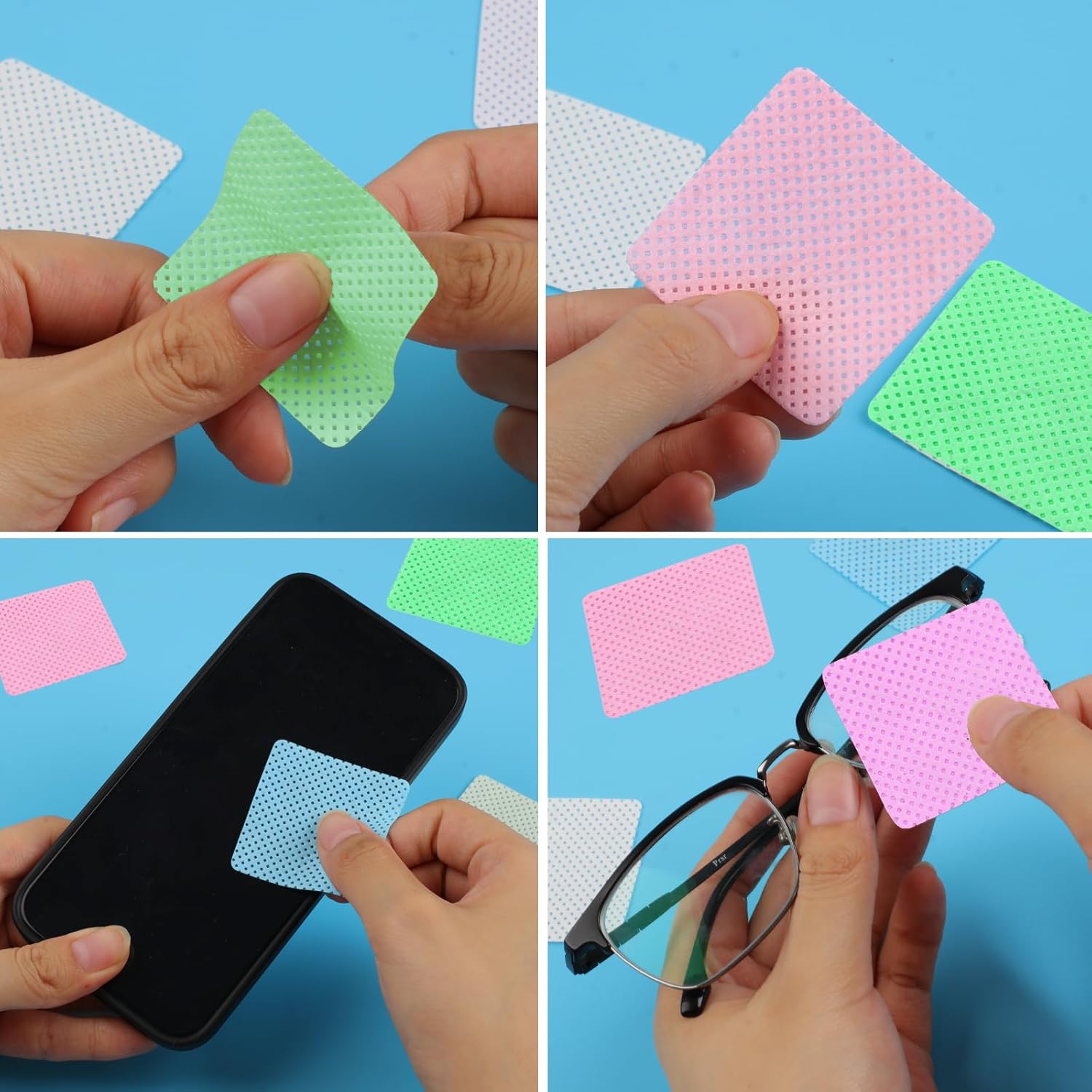 1000 almohadillas de algodón para uñas, súper absorbentes, suaves, no tejidas, pegamento para pestañas, deshumidificador de esmalte de uñas para