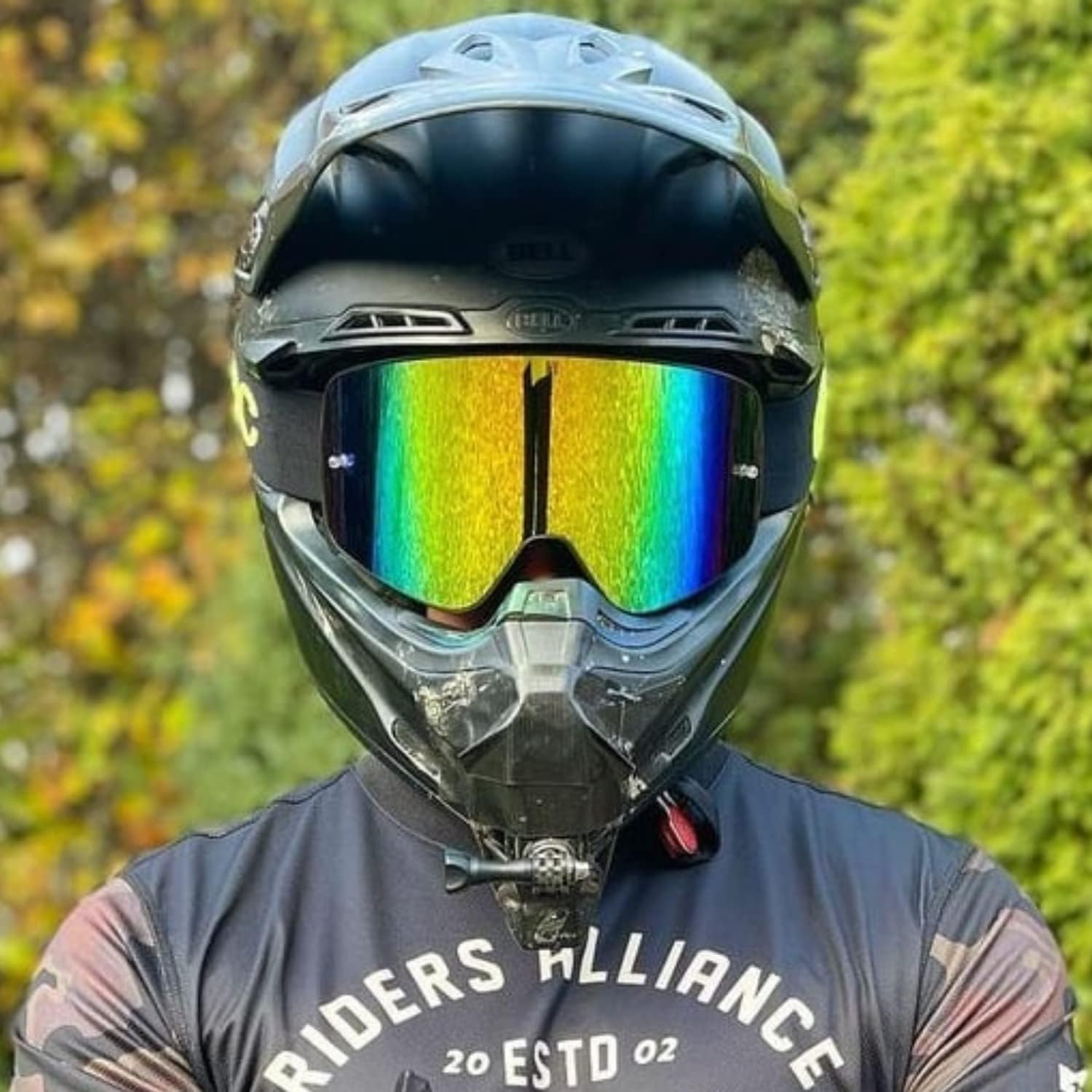 Havoc Racing Gafas magnéticas sin marco, para motocross, motocross, motocross, snowboard, ATV y UTV – Gafas antivaho con bloqueo UV