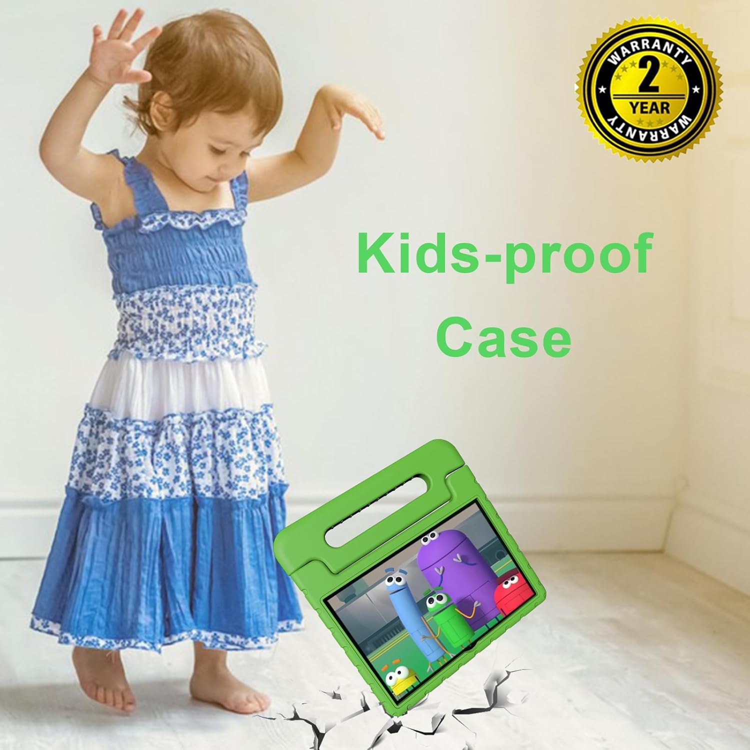 VNEIMQN Tablet para niños, tableta de 10.1 pulgadas para niños, 4GB+64GB Android 13, CPU de 8 núcleos, batería WiFi 12H 1280 * 800 cámaras de