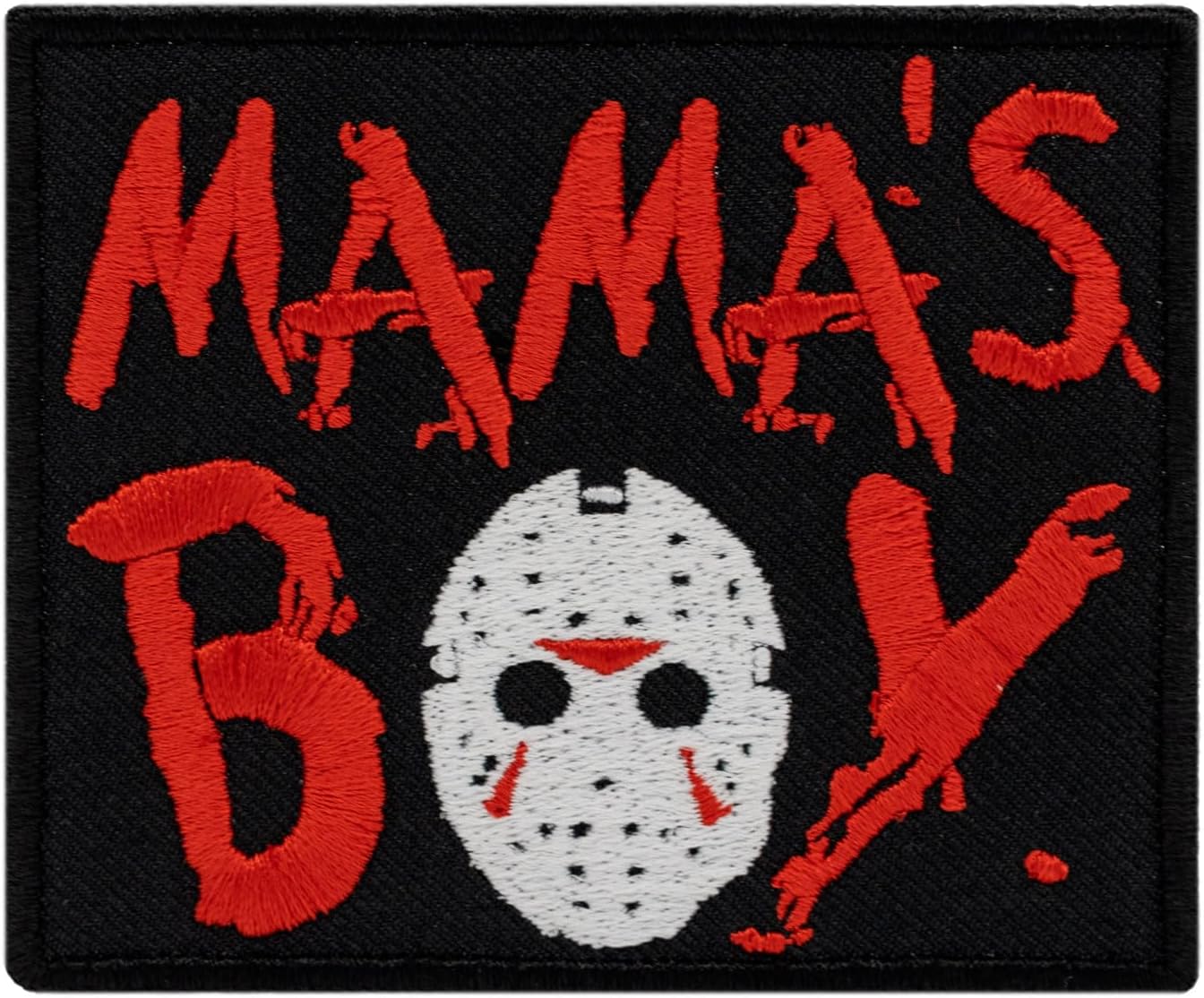 Parche bordado de mamá y niño Helloween para planchar. Tamaño 3.9 X 3.3 nches.