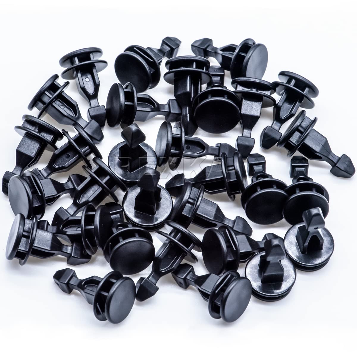 Rexka 30 piezas de clip de retención para cubierta de motor Striker compatible con Honda 91547-TZ5-A02 Honda Odyssey, Pilot & Ridgeline Acura MDX,