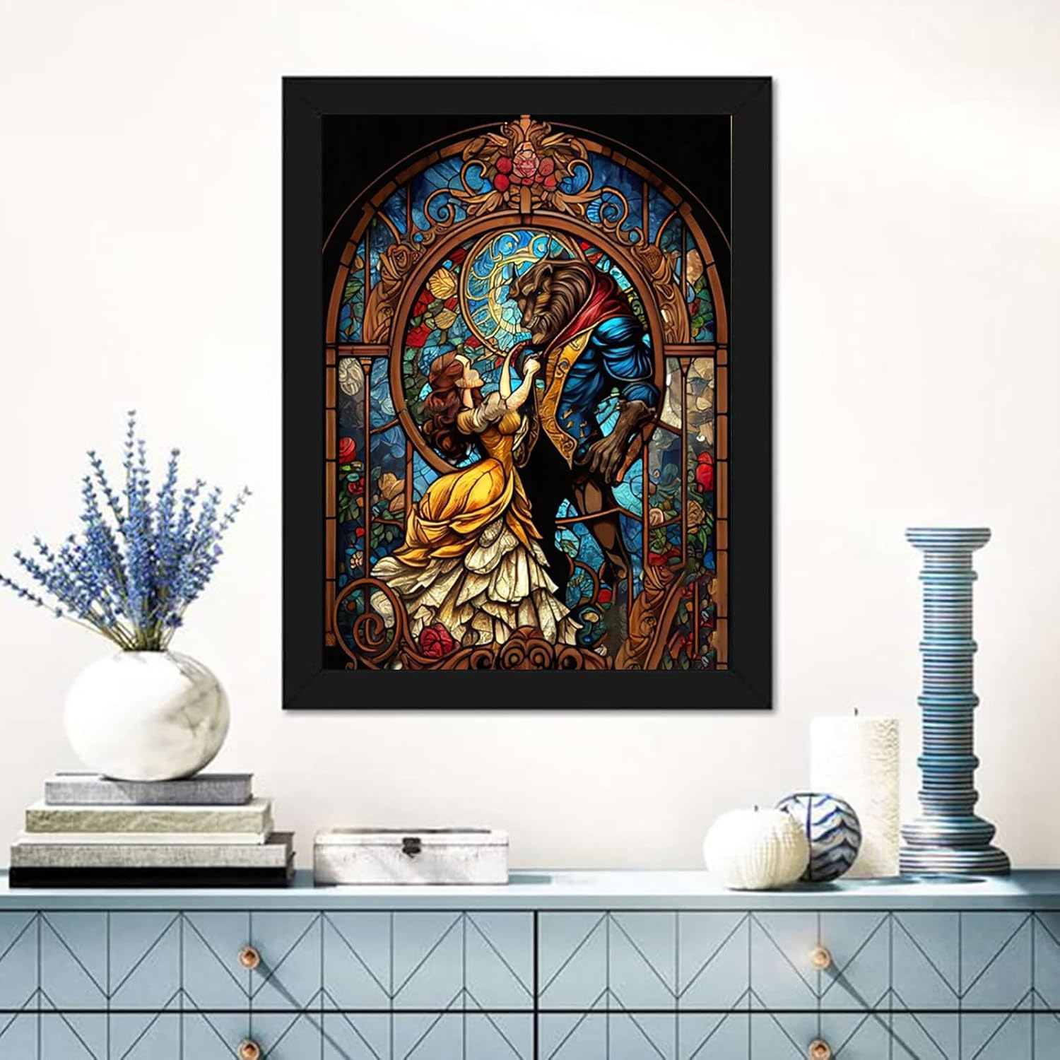 GemZono Kit de pintura por números para adultos y niños, pintura personalizada por números, pintura de cartón, arte de bricolaje por números,