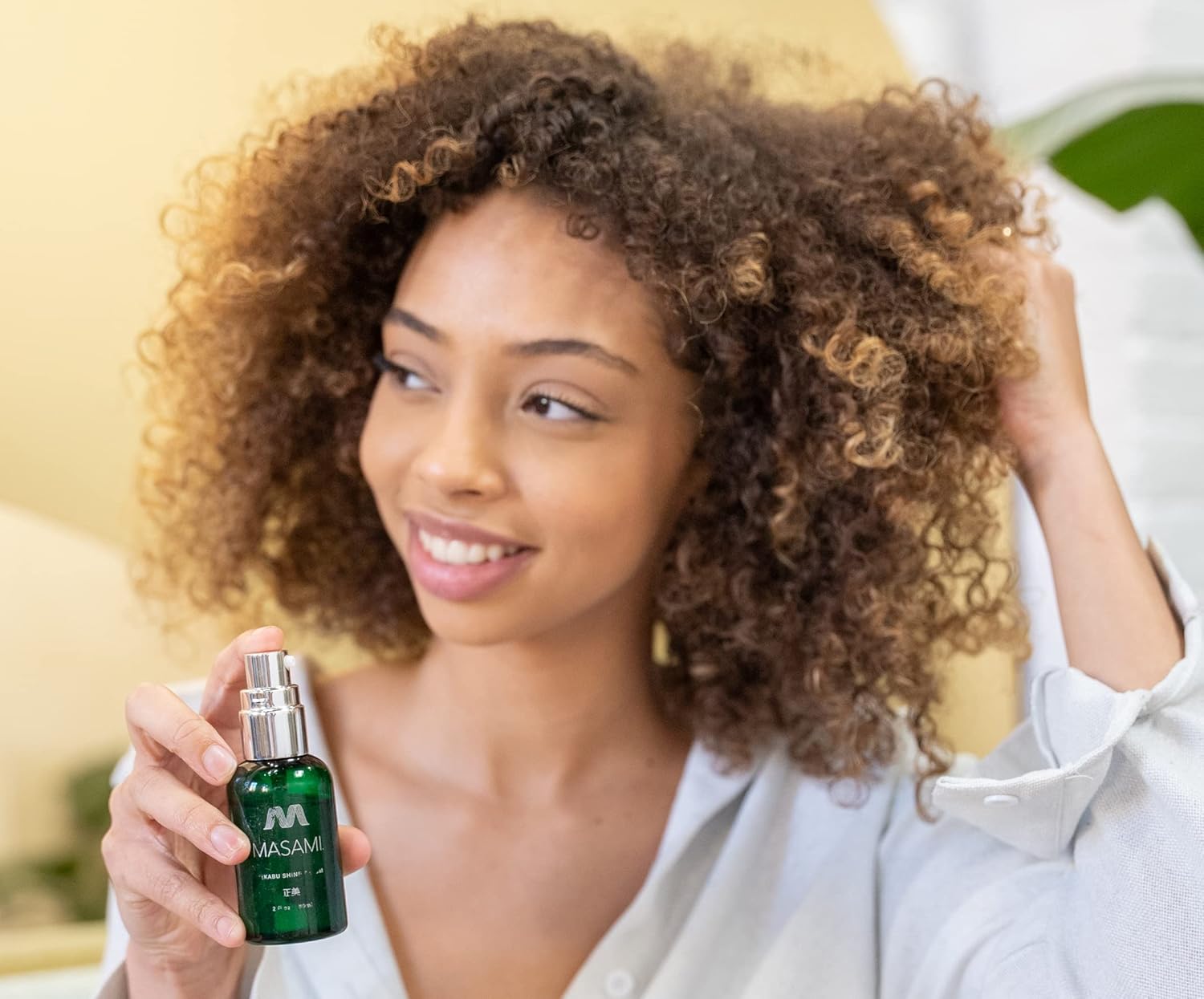 MASAMI Mekabu Hydrating Shine Serum Travel Size Sin sulfato, sin parabenos, vegano