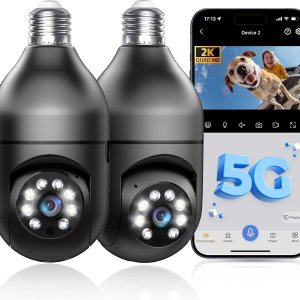 Cámara de seguridad de bombilla 5G WiFi 2K toma de luz Cámaras de seguridad inalámbricas al aire libre EseeCloud, cámara de ojo de águila 360 Cámara de seguridad de bombilla 5G WiFi 2K toma de luz Cámaras de seguridad inalámbricas al aire libre EseeCloud, cámara de ojo de águila 360