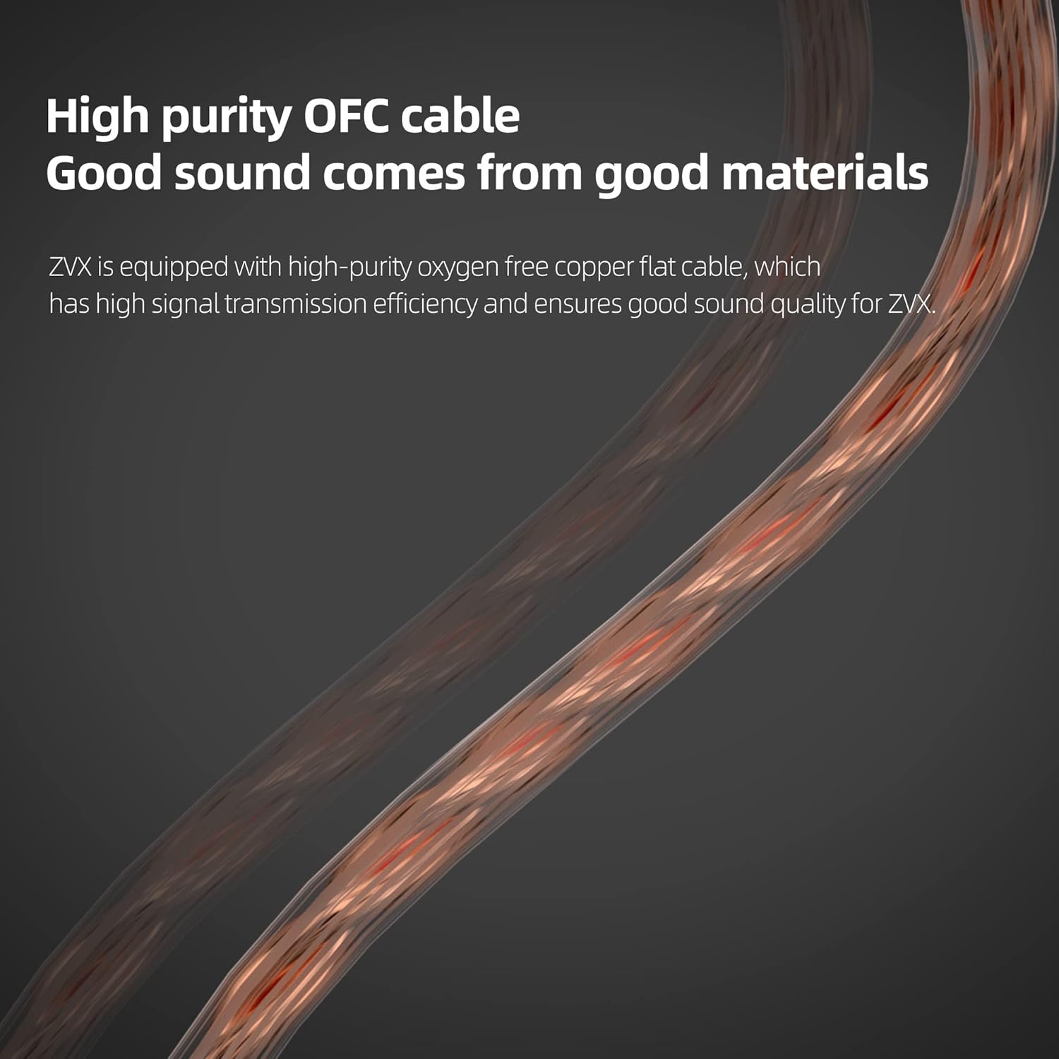 KZ ZVX – Auriculares con cable, auriculares intrauditivos con micrófono, controlador dinámico lineal de doble cavidad de 0.394 pulgadas, auriculares