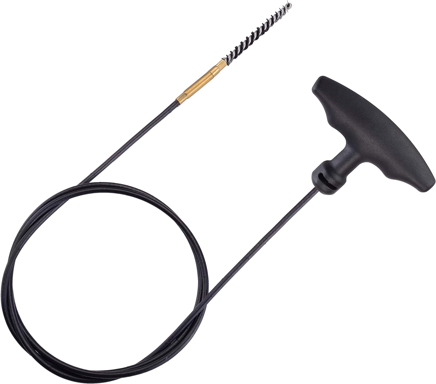 Raiseek Kit de limpieza de pistola de aire .177 Cal y .22 Cal con fregona de algodón, cepillos de nailon y cable flexible