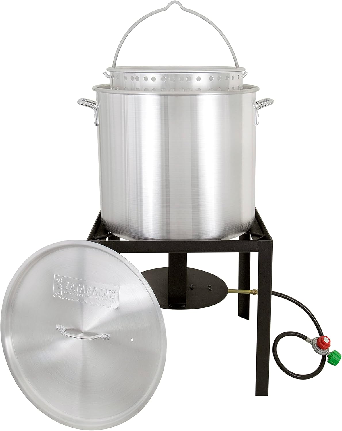 Zatarain’s Kit de caldera de mariscos para cocina de cangrejos y mariscos, 80 cuartos de galón