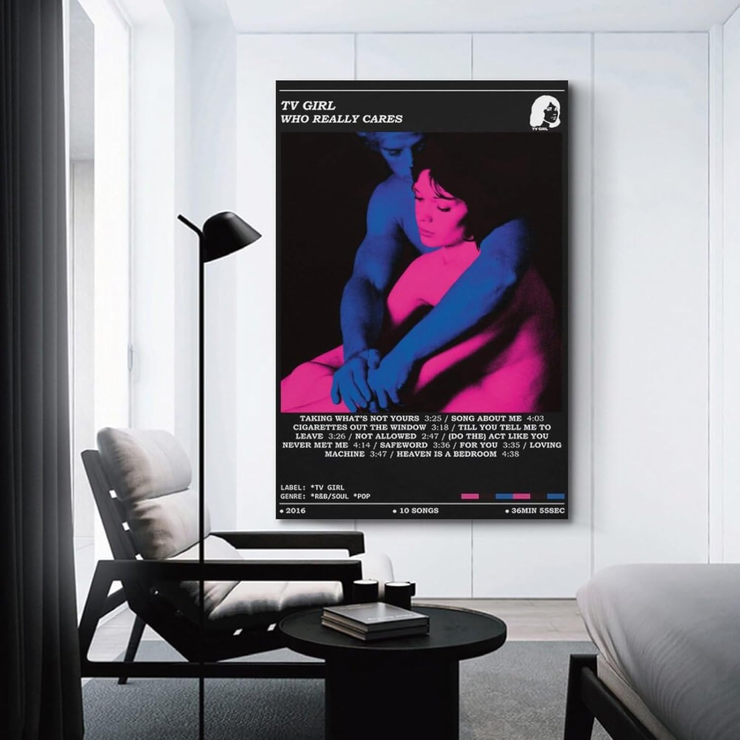 Póster de TV Girls Who Really Care About Room Aesthetics, póster de los años 90, lienzo, arte de pared, pintura artística, pintura, sala de estar,