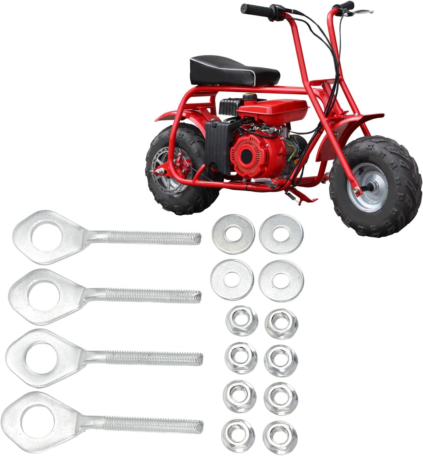 Tensor de cadena de 0.551 in, tensor de ajuste de eje de cadena, aleación de acero, duradero, duro de alta resistencia para Pit Bike para 50 cc-125