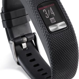 Compatible con Garmin Vivofit 4 Band, correa de repuesto de silicona para Garmin Vivofit 4 (sin rastreador (negro, grande) Compatible con Garmin Vivofit 4 Band, correa de repuesto de silicona para Garmin Vivofit 4 (sin rastreador (negro, grande)