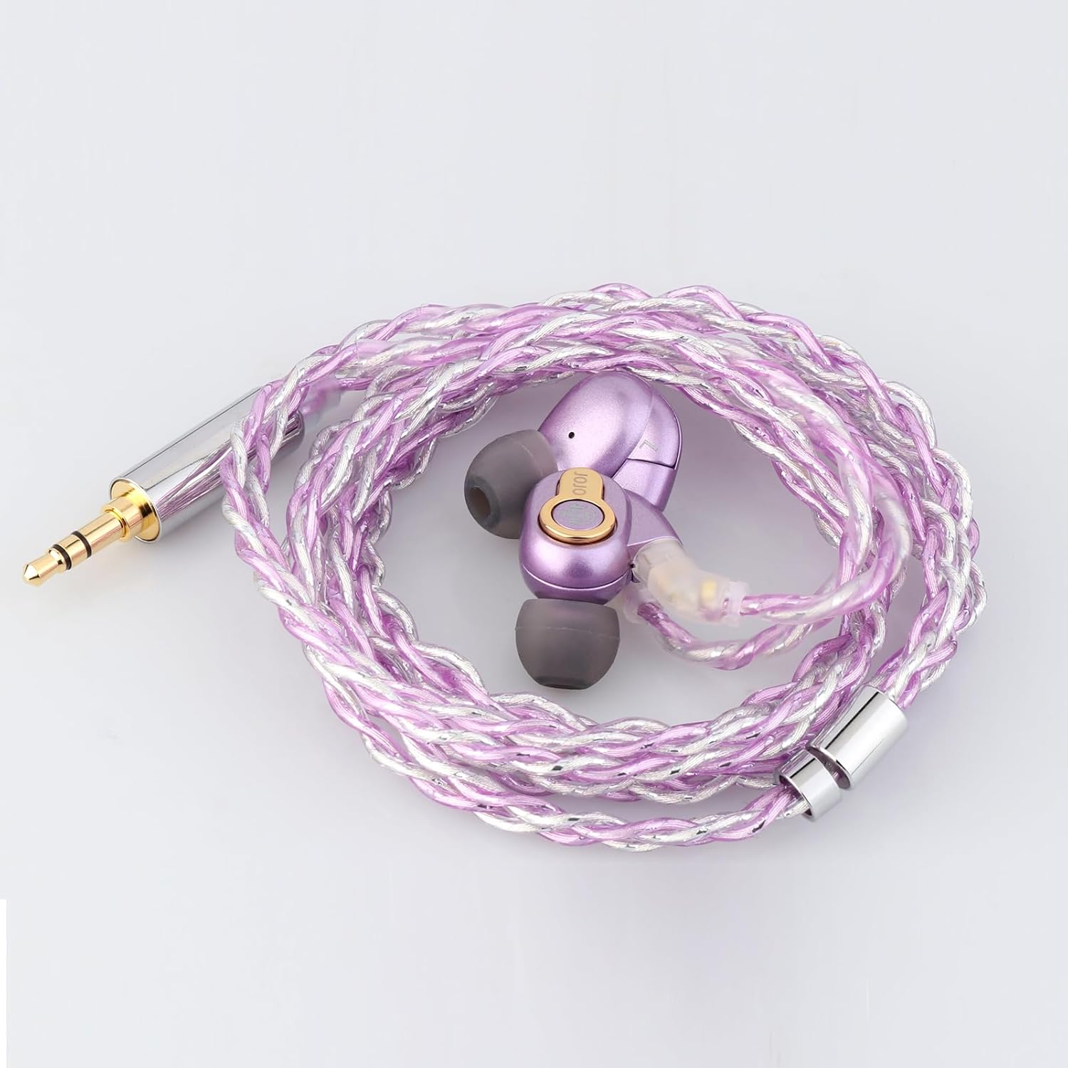 Linsoul BLON x Z Reseñas JoJo – Auriculares dinámicos de 0.394 in para controlador en el oído, HiFi IEM con cable de aluminio OFC chapado en plata