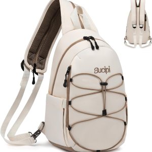 Sucipi Bolso bandolera para mujer, bolso cruzado convertible para el pecho, bolso de hombro de moda, mochila de senderismo, mochila para viajes y Sucipi Bolso bandolera para mujer, bolso cruzado convertible para el pecho, bolso de hombro de moda, mochila de senderismo, mochila para viajes y