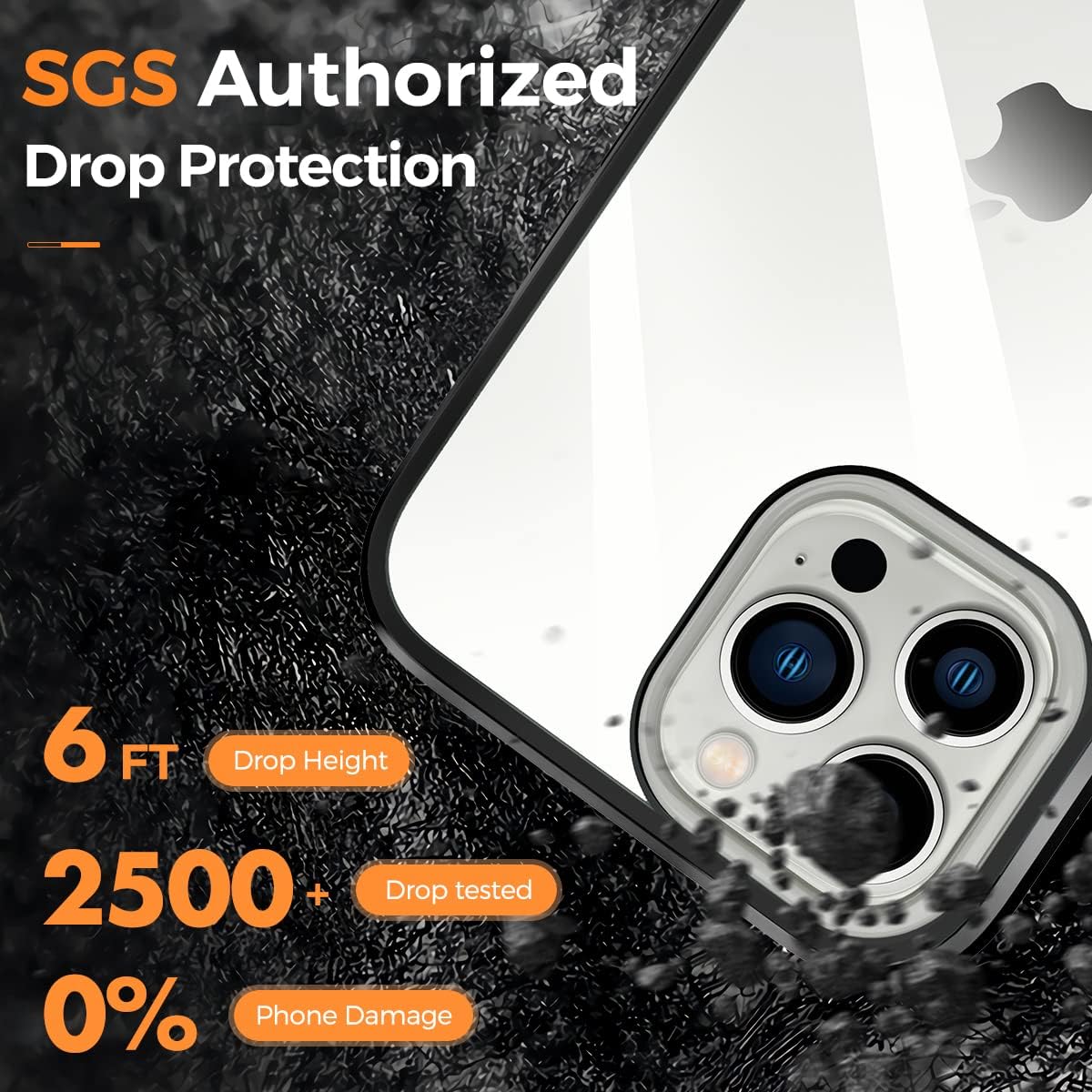 Reukdnv Funda magnética para iPhone 12 Pro, 100 % sensibilidad de pantalla, protector de pantalla antiespías, doble cara de vidrio 9H, para iPhone