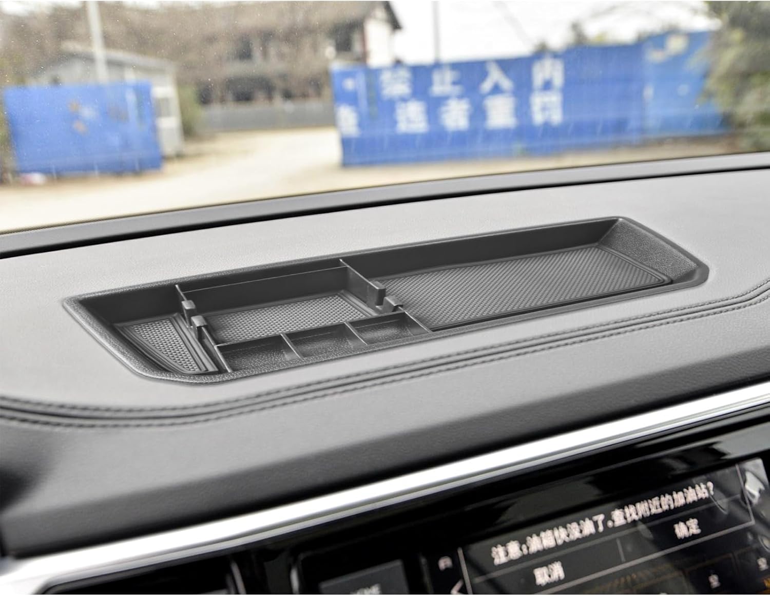 Organizador de tablero compatible con VW Atlas y Cross Sport 2018 2019 2020 2021 2022 2023, soporte de montaje para bandeja de tablero de consola,