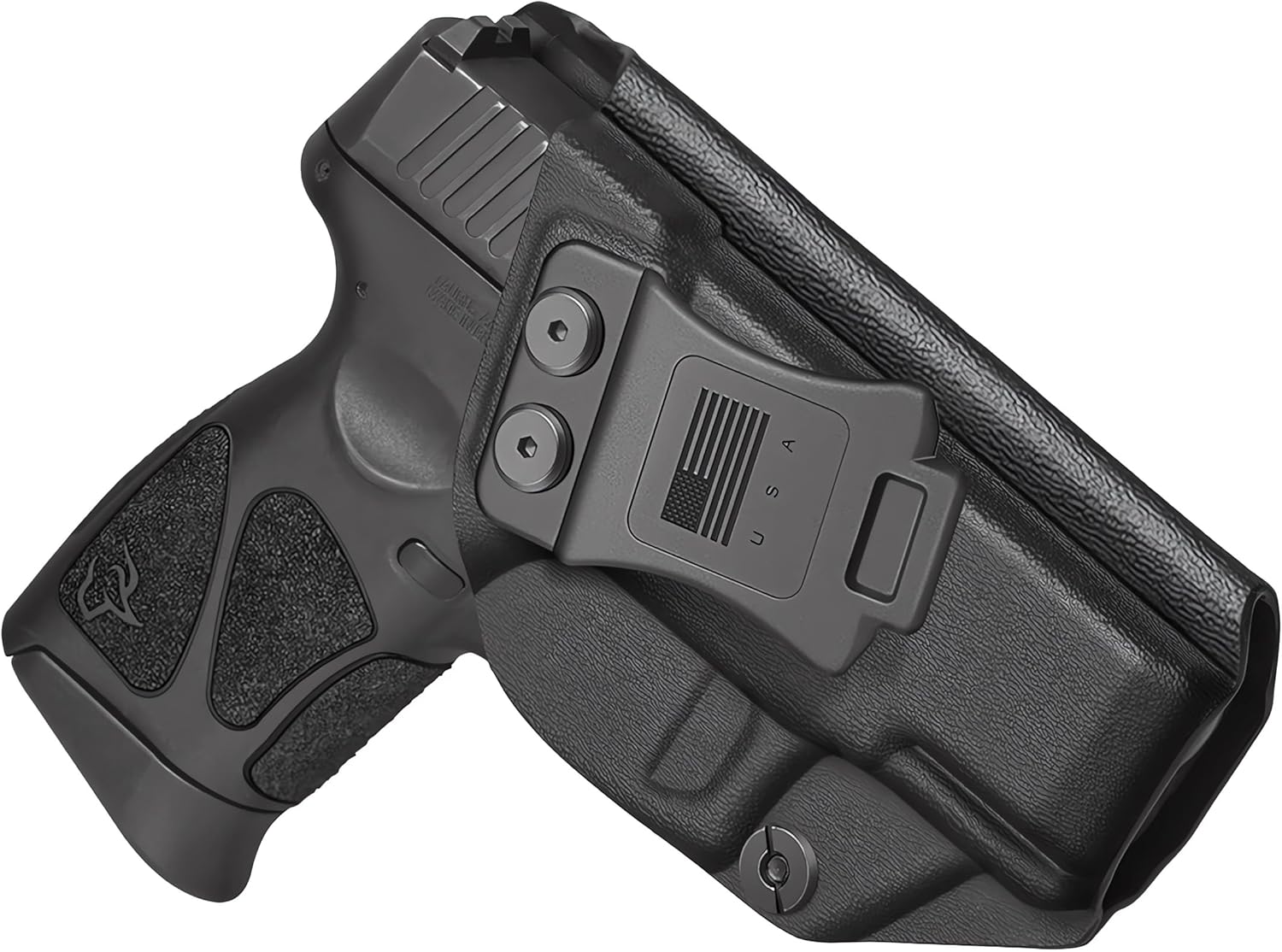 Adjustable Flexible Carry Carbon Fiber Gun Holster – Inside & Outside Waistband, Durable, Lightweight – Sweatproof & Anti-Scratch, Concealed Holster