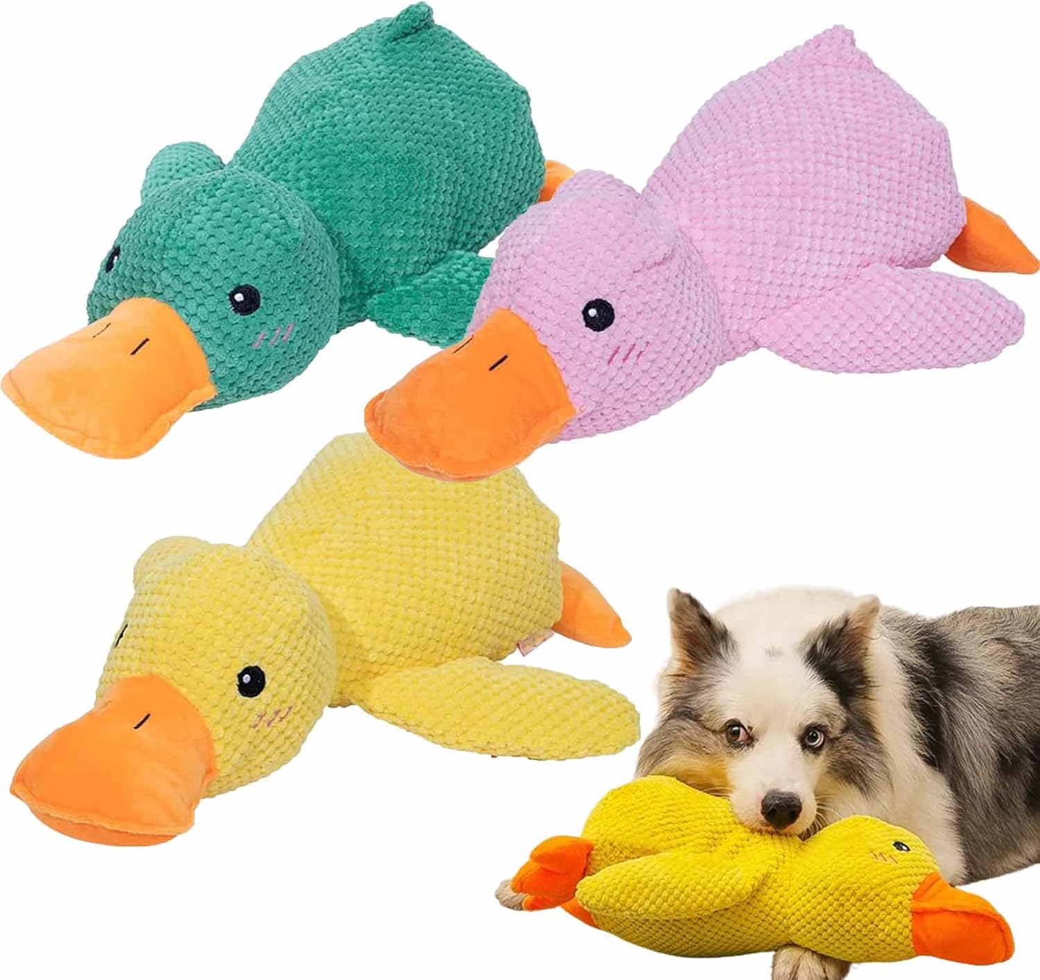2024 The Mellow Dog, juguete calmante para perros, la almohada calmante suave para perros, el pato suave para perros, pato calmante suave para