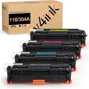 v4ink Cartuchos de tóner remanufacturados de repuesto para Canon 118 crg-118 CRG118 HP 304A Toner para Canon ImageClass MF726Cdw MF8350CDN MF8580Cdw v4ink Cartuchos de tóner remanufacturados de repuesto para Canon 118 crg-118 CRG118 HP 304A Toner para Canon ImageClass MF726Cdw MF8350CDN MF8580Cdw