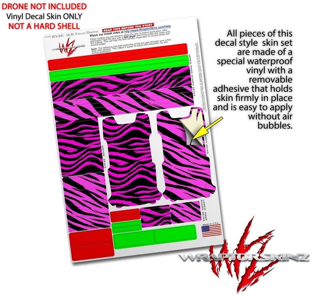 Skin Decal Wrap 2 Pack for DJI Ryze Tello Drone Pink Zebra Drone NOT Included