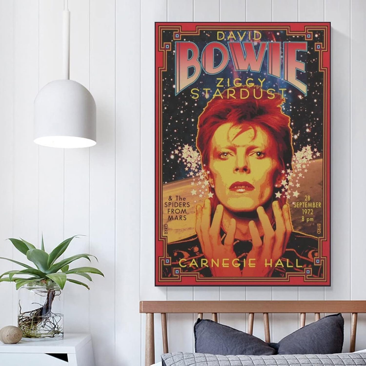 Póster de David The Spider from Mars 1972 Bowie – Póster de pared para decoración de pared, decoración de habitación, decoración de dormitorio,