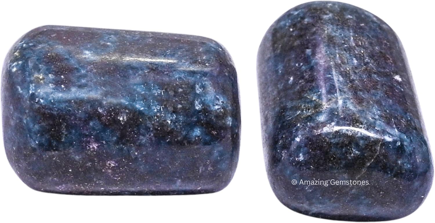 Piedras pulidas de cristal de cianita de rubí de 1 onza, piedras preciosas naturales para curación, cristales de bricolaje para protección