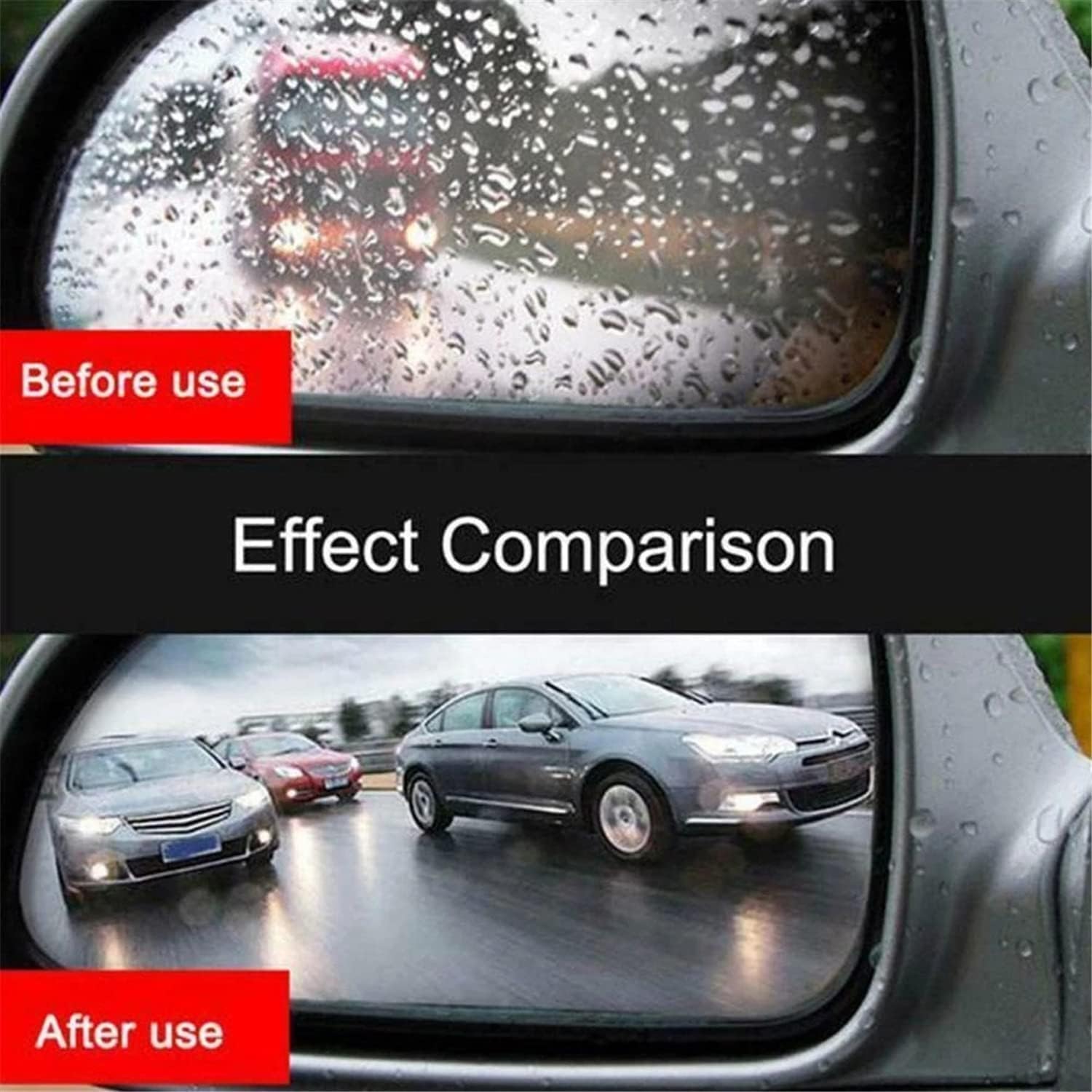 Agente de revestimiento impermeable de vidrio para automóvil, antiempañamiento, resistente a la lluvia, limpia y restaura el brillo del vehículo,