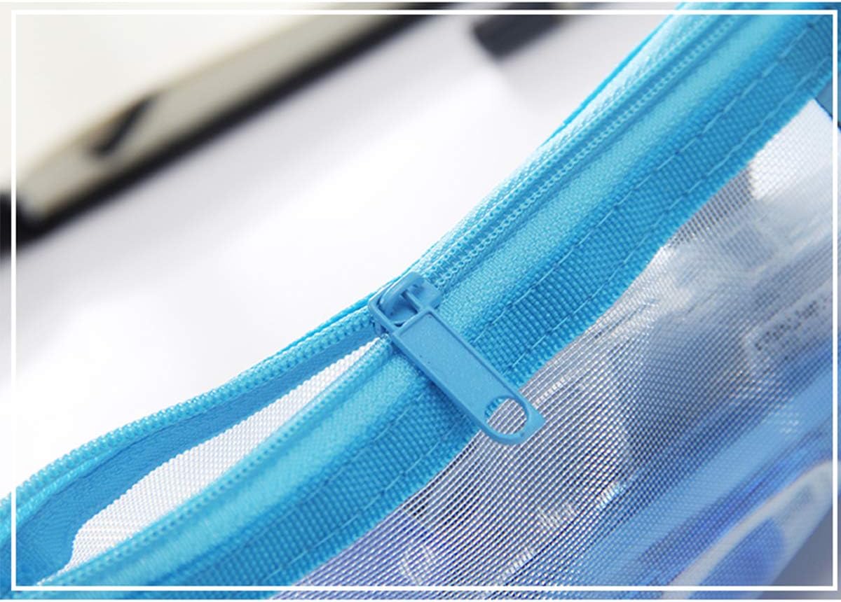Bolsa con cremallera A6, 4 unidades, bolsas de malla transparente con cremallera, bolsa organizadora pequeña, bolsa con cremallera, bolsa de
