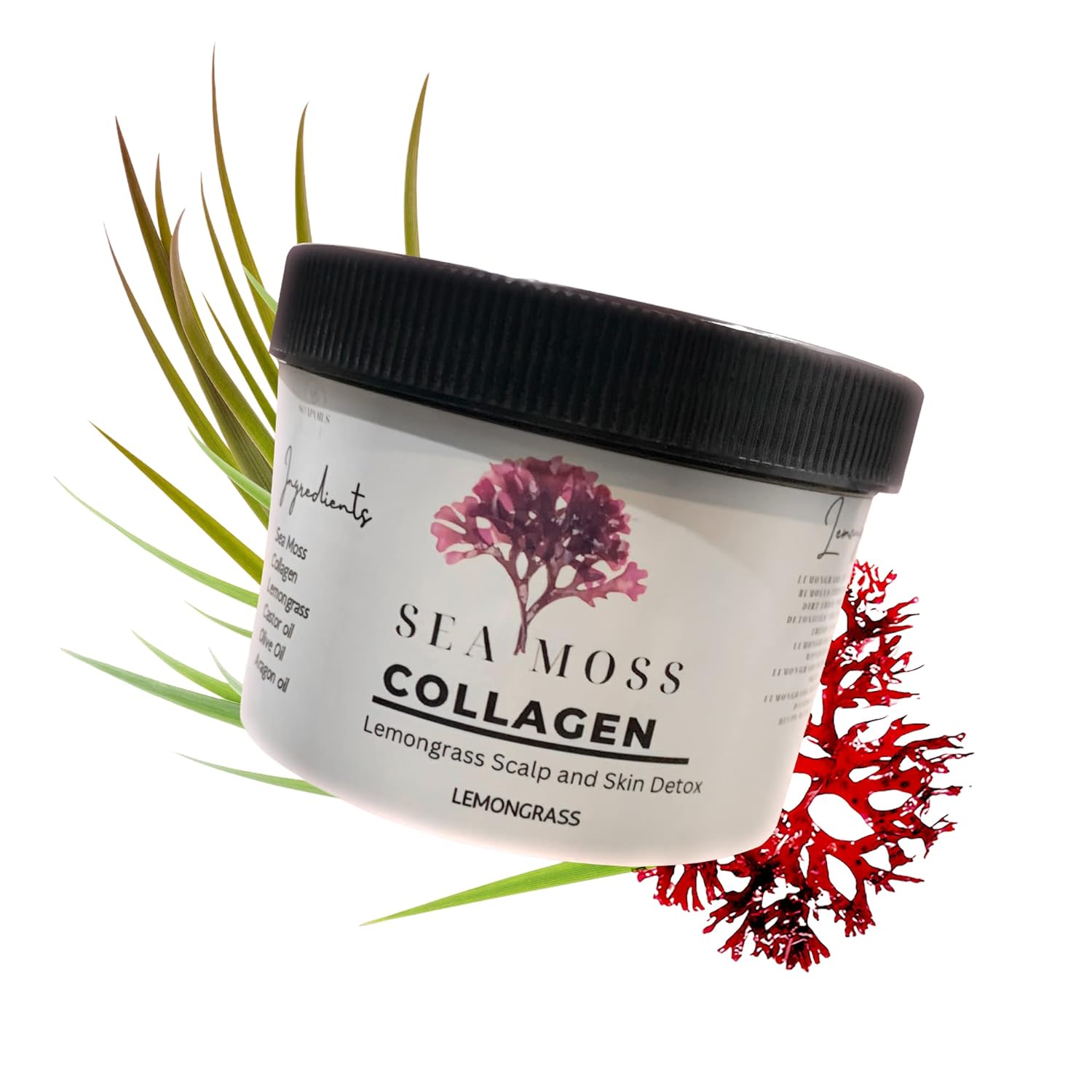 Crema para el cabello y la piel (imperfección de citronela, relámpago y desintoxicación en la piel)