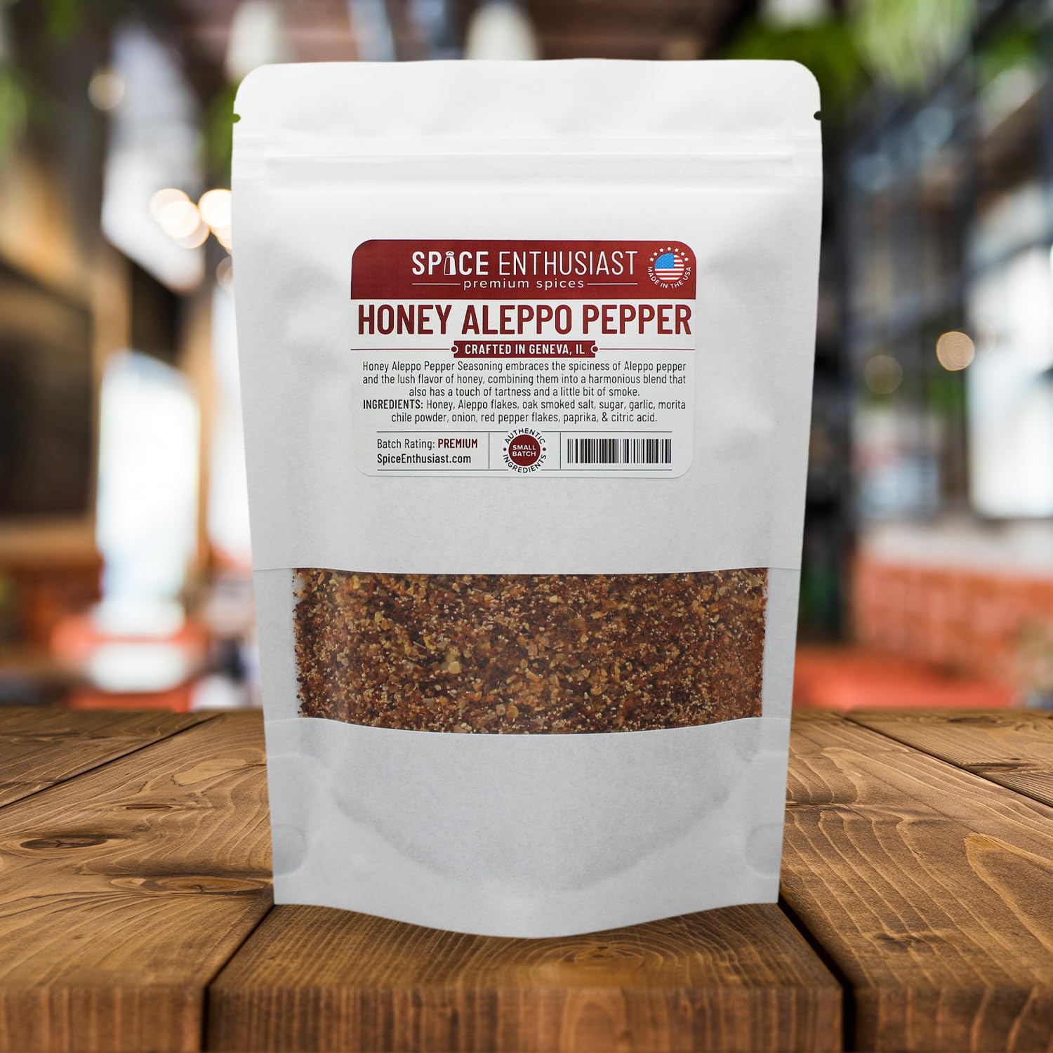 Spice Enthusiast Condimento de pimienta de Alepo Miel – 8 oz