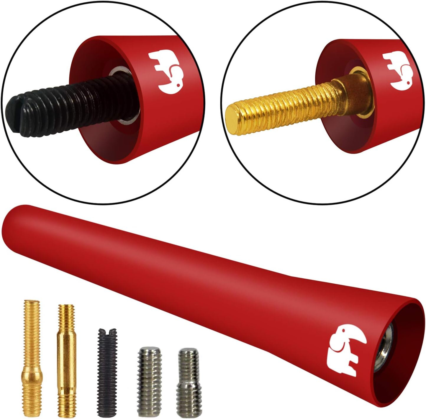 Antena de núcleo de cobre corto de 2.5 pulgadas, compatible con todos los modelos de Mini Cooper, Cooper S, convertible, Countryman, Clubman, Coupé