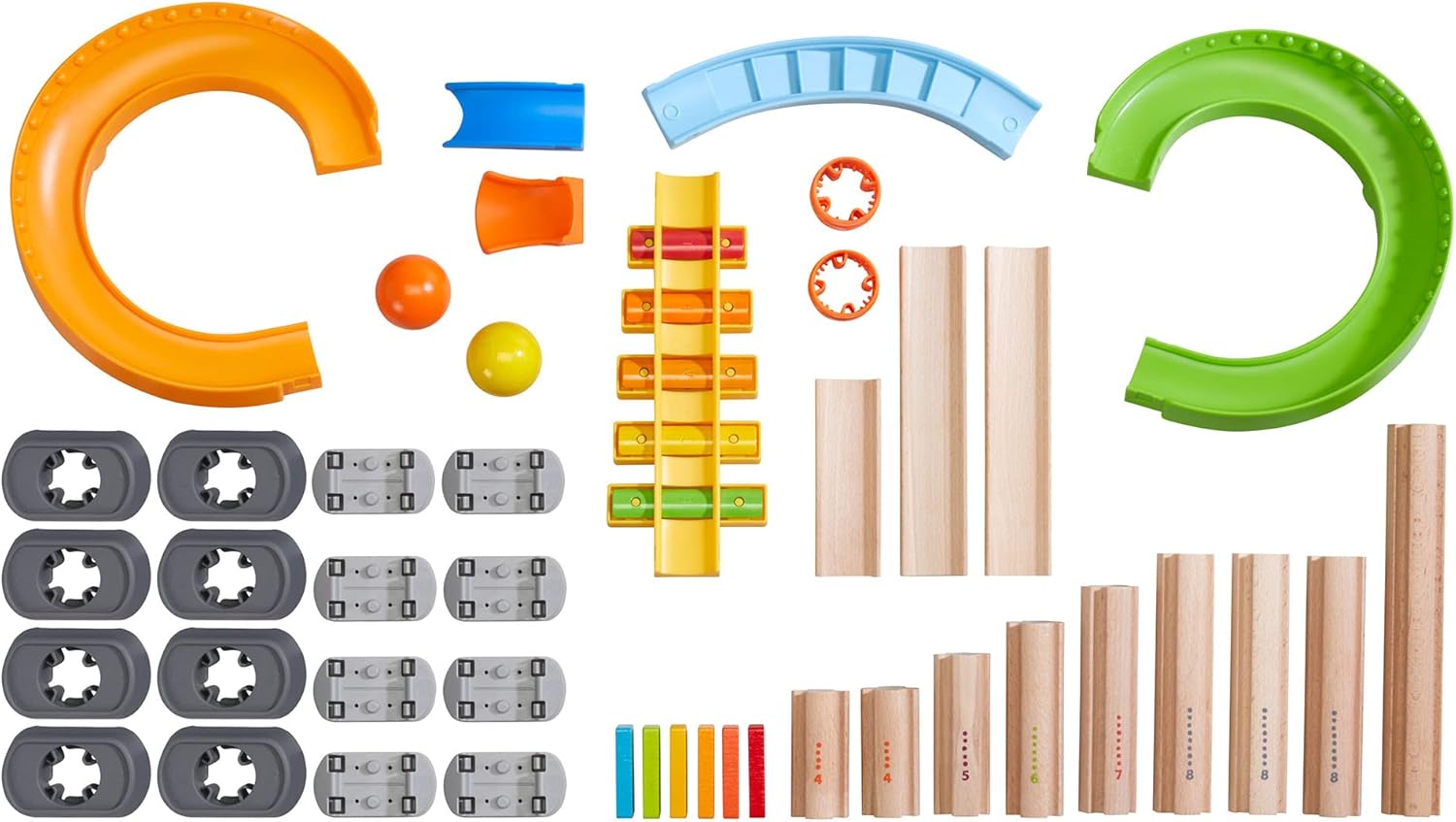HABA Kullerbu Melody Dominoes Ball Track Juego Set