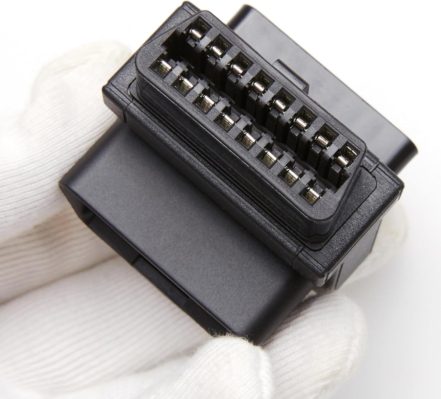 Divisor OBD2, bbfly-B30 Full 16pin OBDII Puerto 1 Divisor macho a 2 Hembras Cable de Extensión 1.6 pulgadas1.6 in (B30 1PACK)