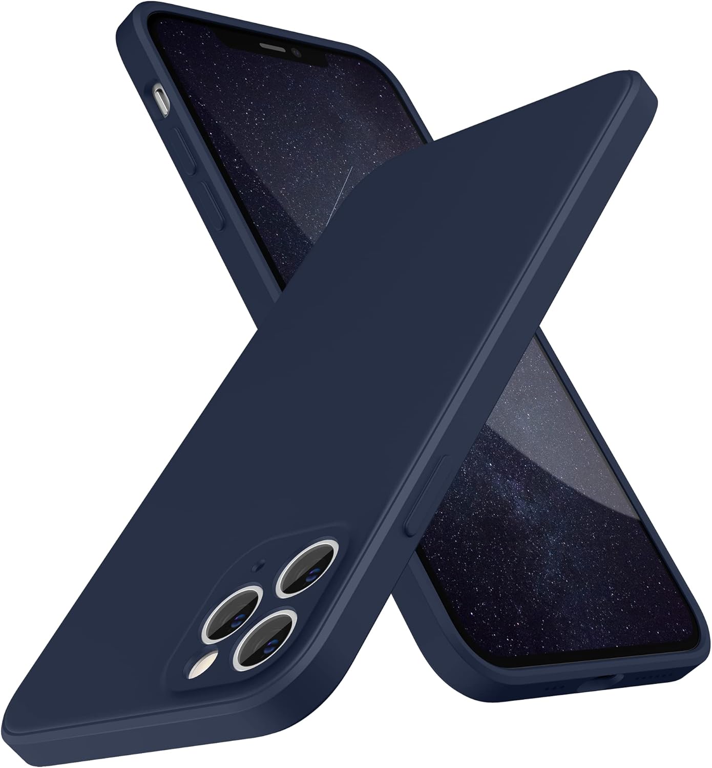 SURPHY Funda de silicona cuadrada compatible con iPhone 11 Pro de 5.8 pulgadas, bordes cuadrados de silicona líquida (protección individual para