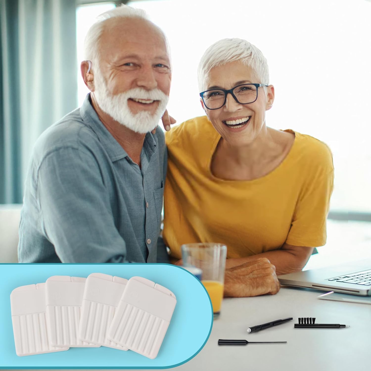 Kit de limpieza de audífonos, filtros de protectores de cera para audífonos Cerumen, filtros de audífonos compatibles con Phonak, trampas de cera