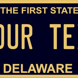 PhotoZoneGa – Placa de matrícula personalizada de 50 Estados de Estados (Delaware 1970) PhotoZoneGa – Placa de matrícula personalizada de 50 Estados de Estados (Delaware 1970)