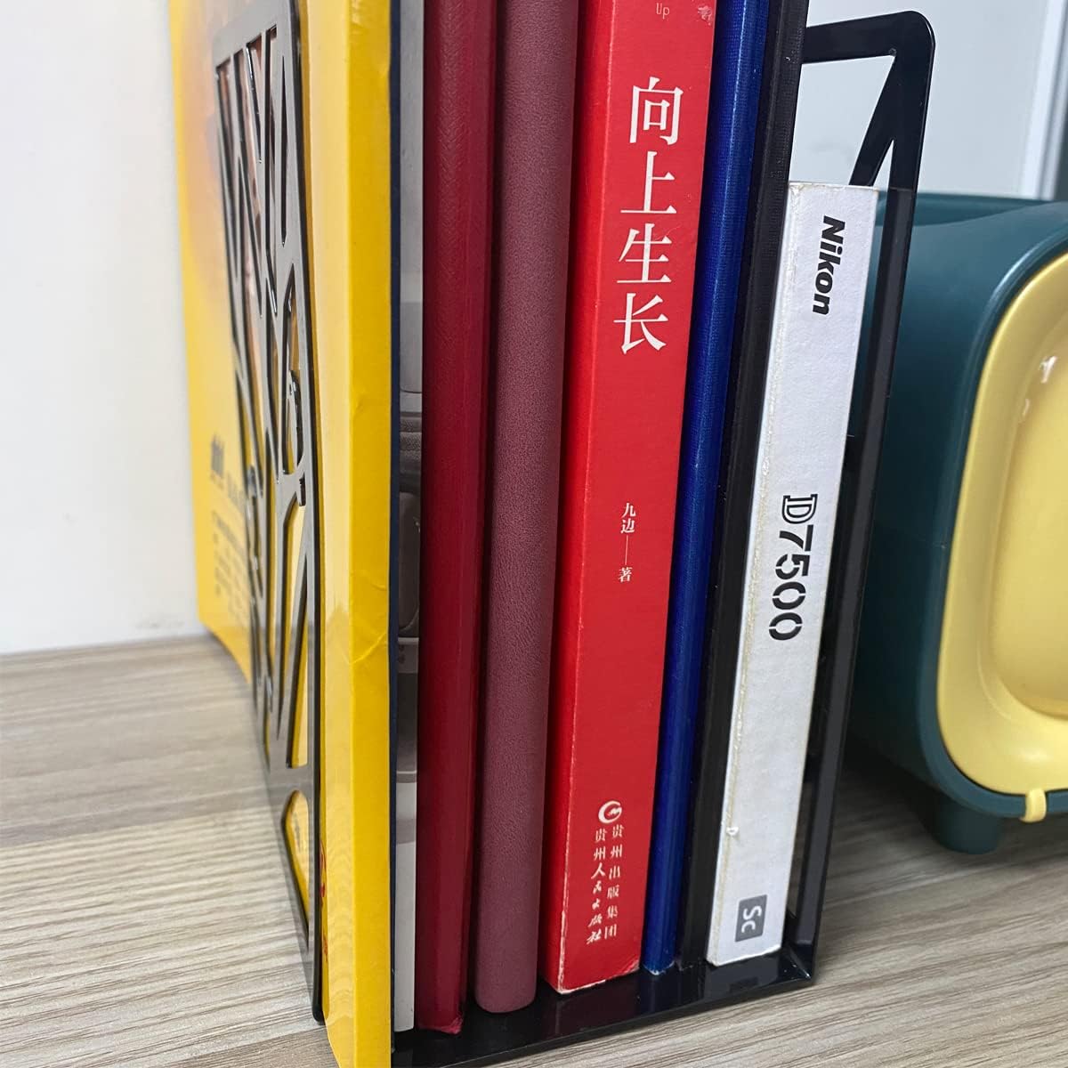 Sujetalibros decorativos de oficina, diseño de pájaro, tapón de metal resistente con base de goma antideslizante, soporte de sujeción para cuadernos