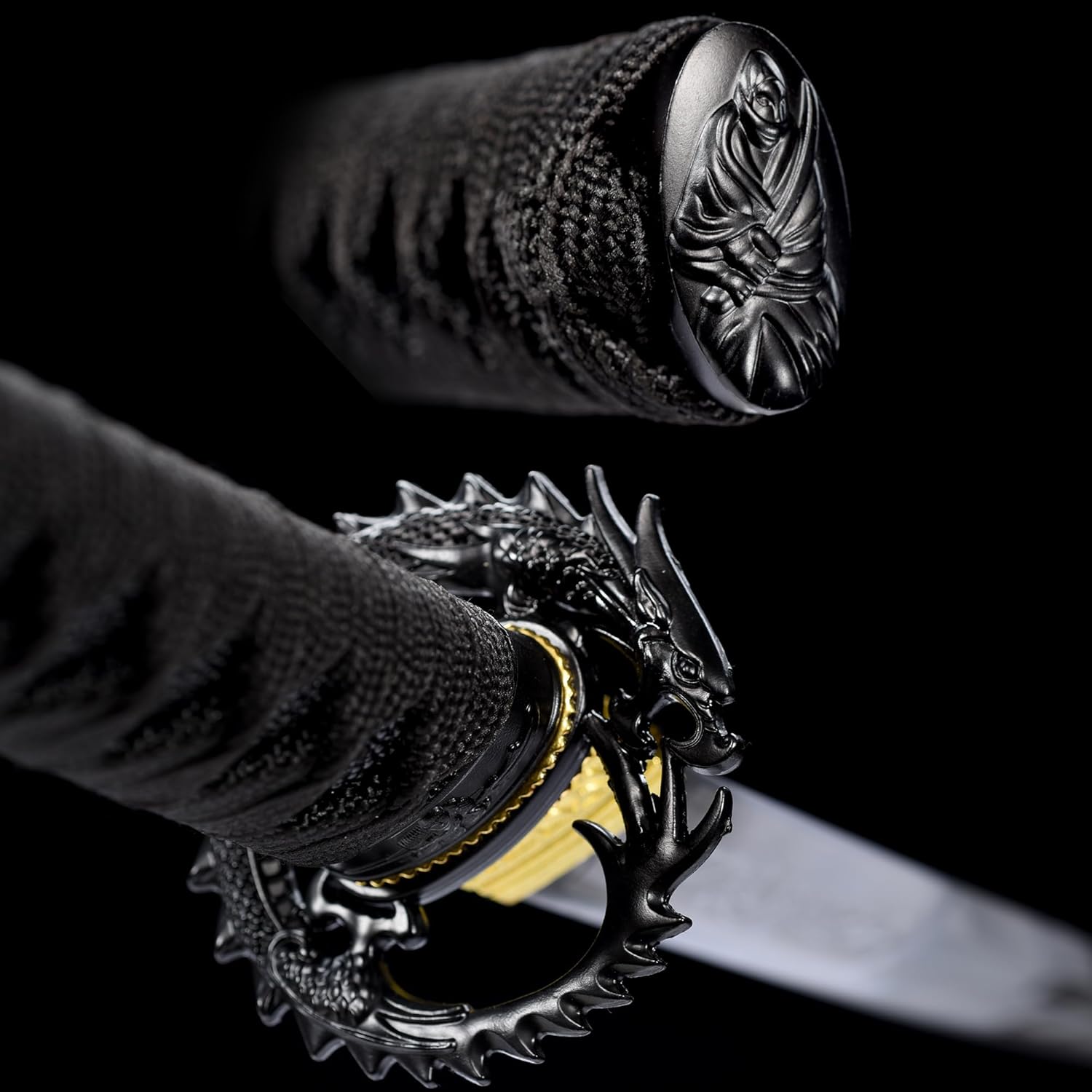 Espada Katana real afilada las espadas samuráis japonesas son un regalo único para hombres. La espada de acero real con hoja de metal hace que sea