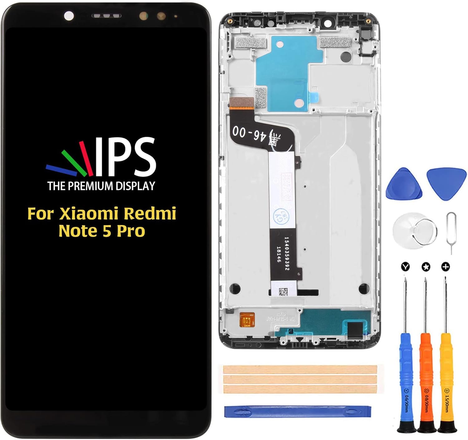 Para Xiaomi Redmi Note 5Note 5 Pro 5.99 pulgadas Reemplazo de pantalla LCD Pantalla LCD Kit de reparación de montaje completo Digitalizador de
