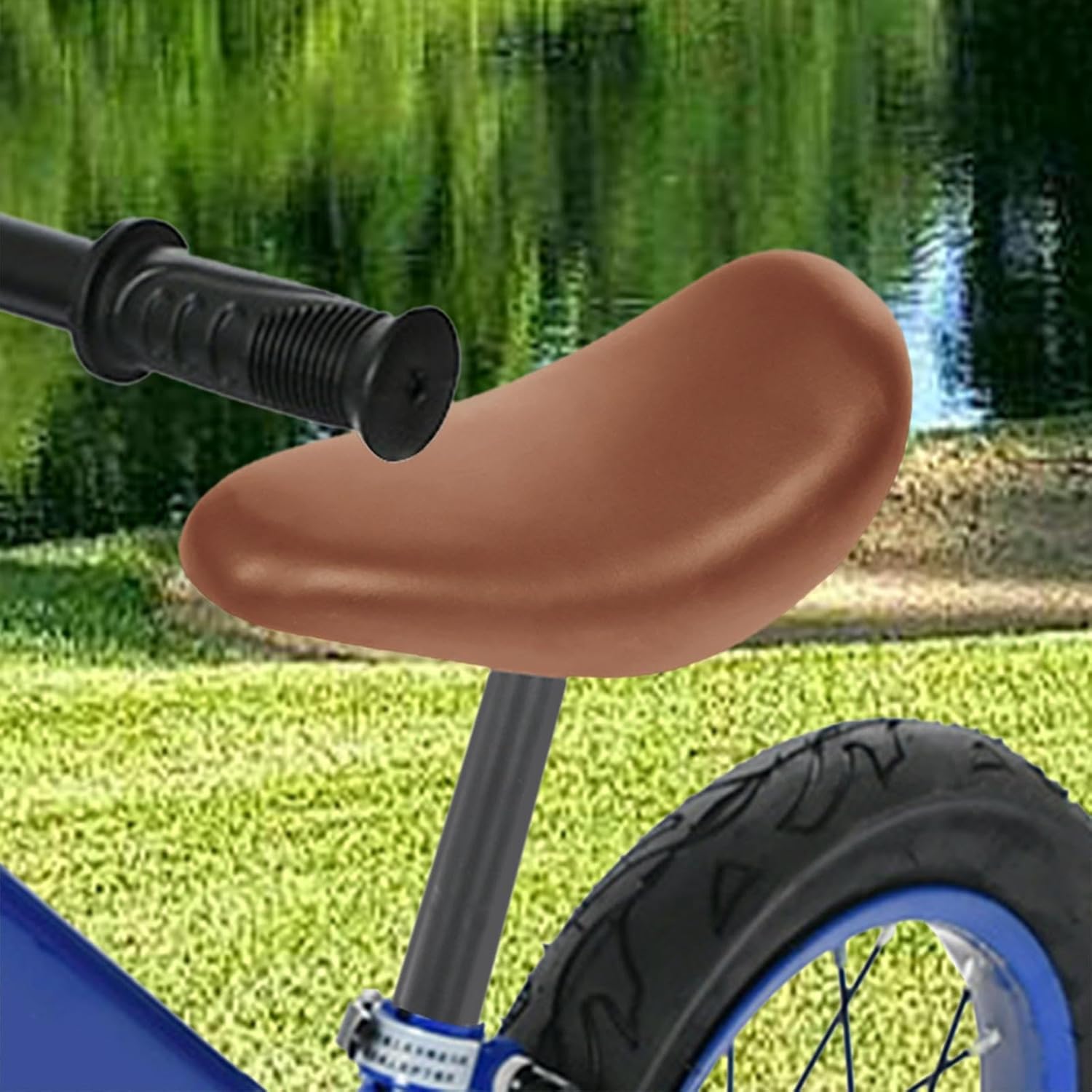 Sillín de bicicleta para niños, asiento de bicicleta cómodo, cojín de asiento de bicicleta, piezas de repuesto para niñas, niños, bicicleta de 12 y