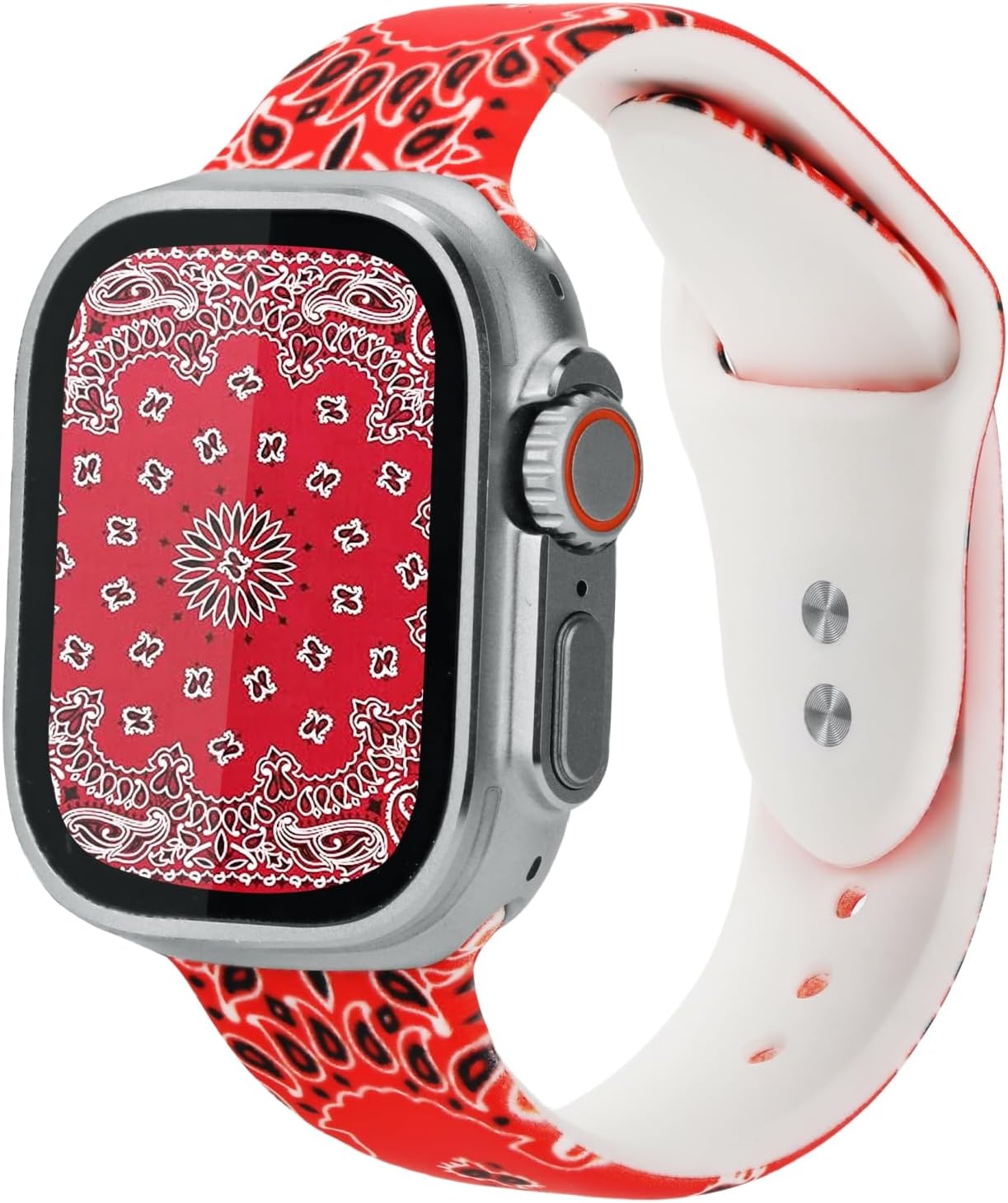 Correas deportivas tipo bandana compatibles con Apple Watch de 1.496 pulgadas, 1.575 pulgadas, 1.614 pulgadas, 1.654 pulgadas, 1.732 pulgadas, 1.772