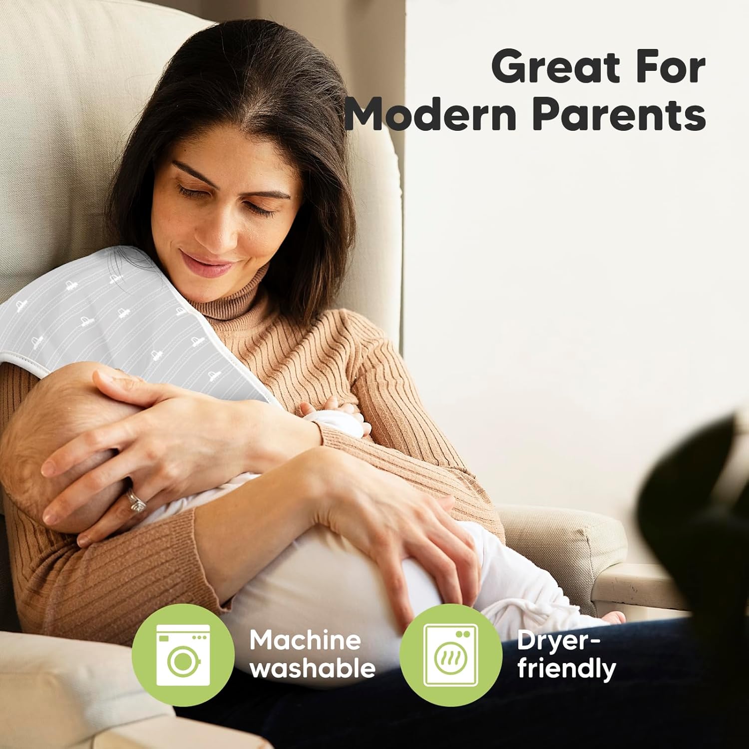 Paños orgánicos para eructos para bebés, niños y niñas, paquete de 5 paños para eructos ultra absorbentes, ropa para eructos, toalla para recién