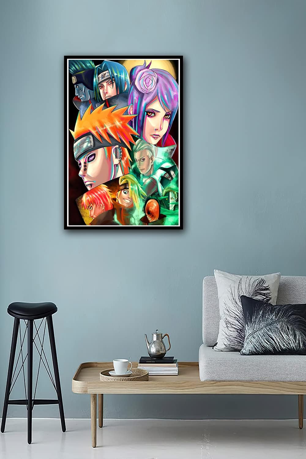 MinHua Akatsuki – Póster de organización de anime japonés, arte de pared para sala de estar, dormitorio, decoración de pared, carteles